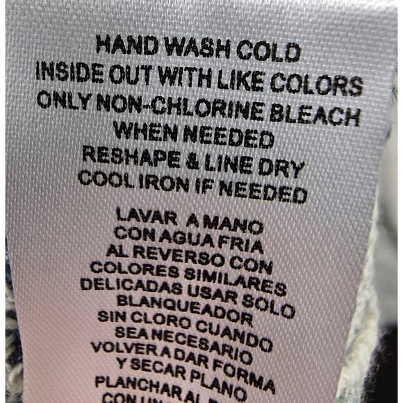 Democracy Womens Cardigan Open Jacket Boho Embroidered Crochet Trim 1X - Picture 11 of 11